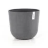 Ecopots Maceta Redonda Oslo 35 Gris - ø 35 X H. 30,5 Cm - 21,7 L -Jardín Series Tienda 937f5d22897e6daa