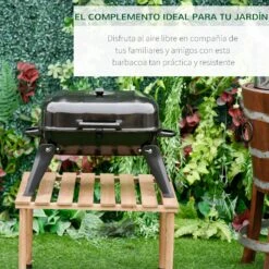 Barbacoa De Carbón Outsunny 846-023 -Jardín Series Tienda 958dcb324dee8684