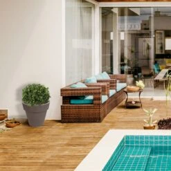 WellHome Macetero Polietileno Por Rotomoldeo Topo 40x35 Cm -Jardín Series Tienda 968736a54ea9d6c2