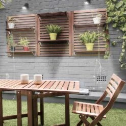 Aplique LED De Exterior Rades Cuadrado Negro Con Posición Abatible IP54 Wonderlamp -Jardín Series Tienda 9c6e1181bd4f8726