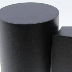 Aplique De Pared Exterior Chill Negro Cilíndrico 1xGU10 IP44 Wonderlamp -Jardín Series Tienda 9e7a4004e3640a82