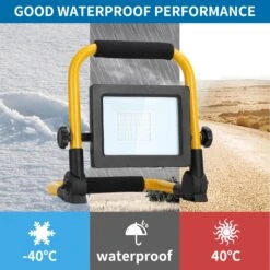 Foco De Trabajo LED 20W, 1800LM, Giratorio 360º, 6500K Aigostar -Jardín Series Tienda a1165cede15e478f