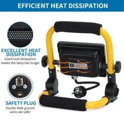 Foco De Trabajo LED 10W, 920LM, Giratorio 360º, 6500K Aigostar -Jardín Series Tienda a98aa21de3f7ec16