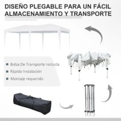 Carpa Plegable Outsunny 01-0240 -Jardín Series Tienda b716a6145b2a4510
