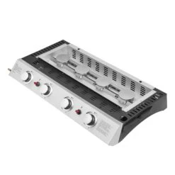 Plancha De Gas Valencia - 4 Quemadores 10kw + Carrito -Jardín Series Tienda c28fcc7b665fbf11