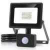 Aigostar 20W Foco LED Con Sensor Movimiento,1800LM IP65 6500K