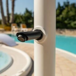 Ducha Exterior Blanca Agua Caliente Y Fria Sined DOCCIA LUNA BIANCA -Jardín Series Tienda d90a5f3f0d6e7204