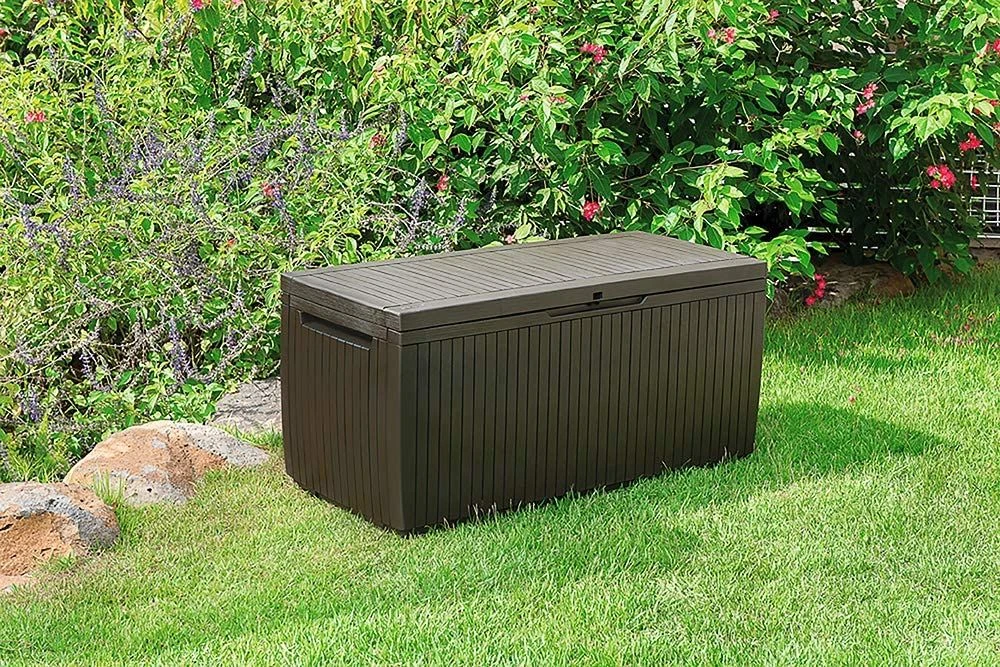 BAUL ARCON RESINA KETER JARDIN SPRINGWOOD 5 BAUL ARCON RESINA KETER JARDIN SPRINGWOOD - Imagen 3
