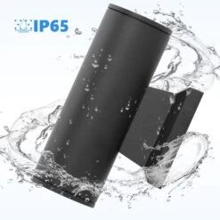 Aplique Pared Exterior, IP65, Negro, Aigostar -Jardín Series Tienda f439a4358e00f918