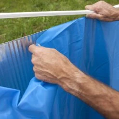 LINER PARA PISCINAS GRE COLOR AZUL REDONDO ALTO 132 CMTS X 550 CMTS ESPESOR 60/100 -Jardín Series Tienda fac20b448466fbe1