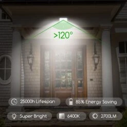 Aigostar 30W Foco LED Con Sensor Movimiento,2700LM IP65 6500K -Jardín Series Tienda fced0ae47998f568